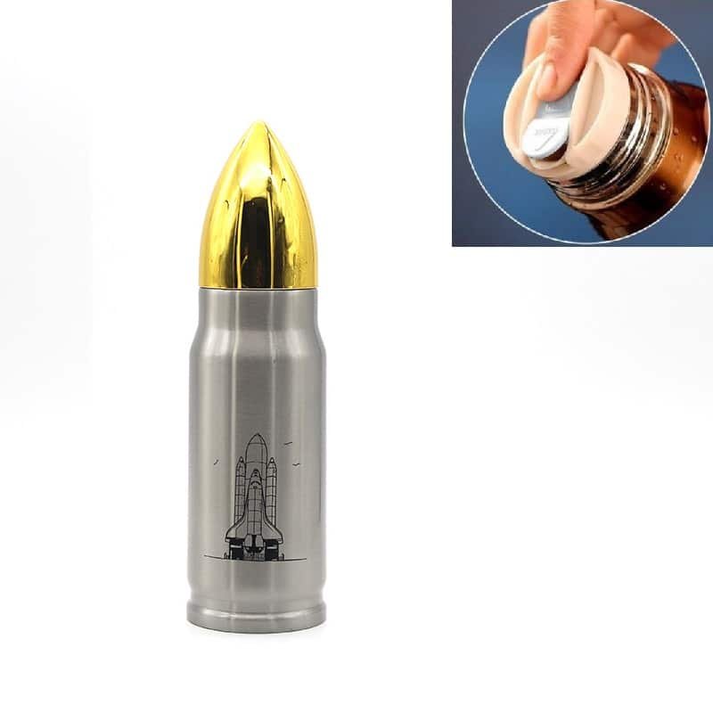 Bullet Shape 12oz Stainless Steel Vacuum Insulated Bottle - 图片 2