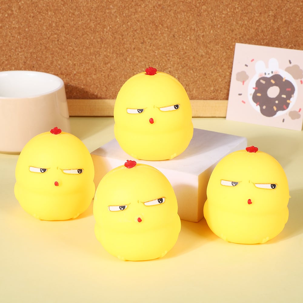Slanted Eye Chicken Stress Ball - 图片 2