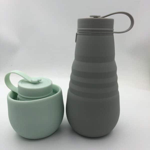 Creative Collapsible Silicone Outdoor Sport Bottle 17oz - 图片 2