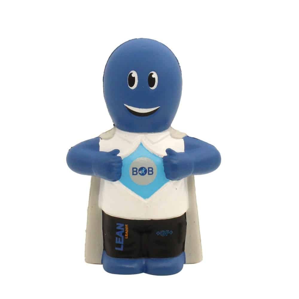 Foam High Rebound Superhero with Cape Stress Ball - Image 2