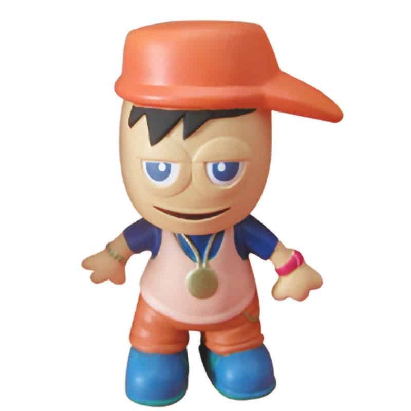 Foam Hat-Wearing Boy Stress Ball - Image 2