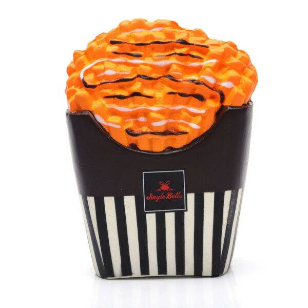 Slow Rebound Black Packaging French Fry Stress Ball - 图片 2