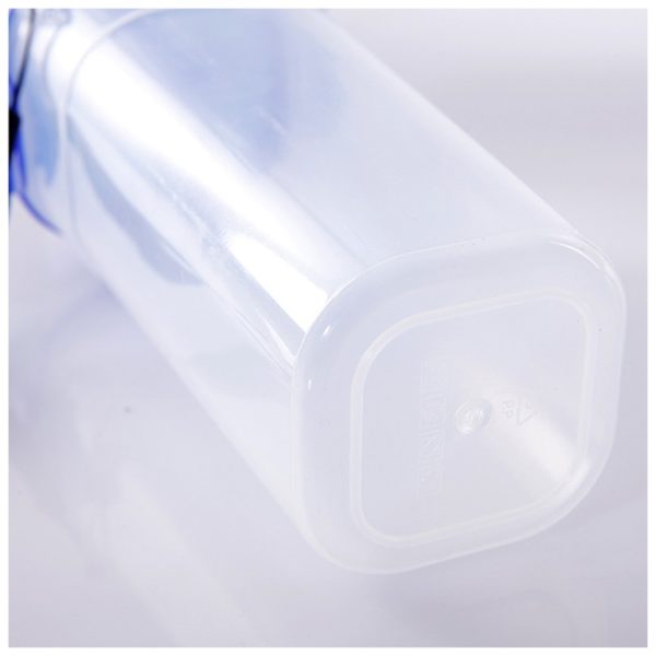 Quadrilateral Transparent Graduated Water Bottle 20OZ - 图片 2