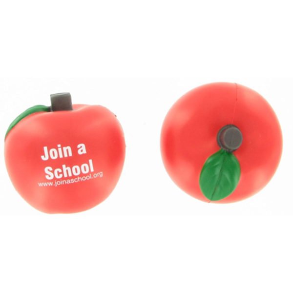 Apple Stress Ball w Custom Logo - 图片 2
