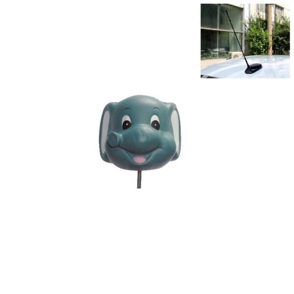 Elephant Head Car Antenna Topper - 图片 2