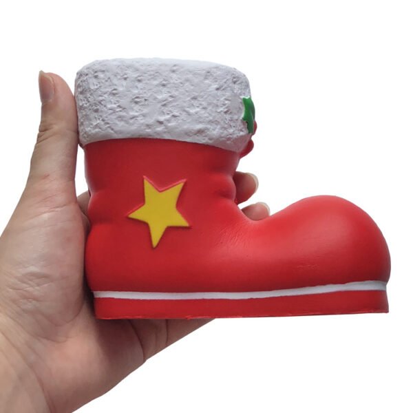 Christmas Shoe Slow Rising Stress Ball - 图片 2