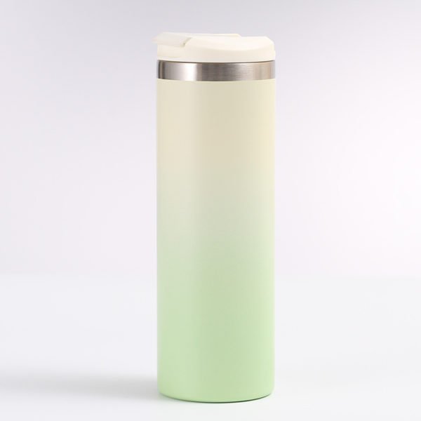Gradient Color Flip-top Insulated Bottle 17OZ - 图片 2