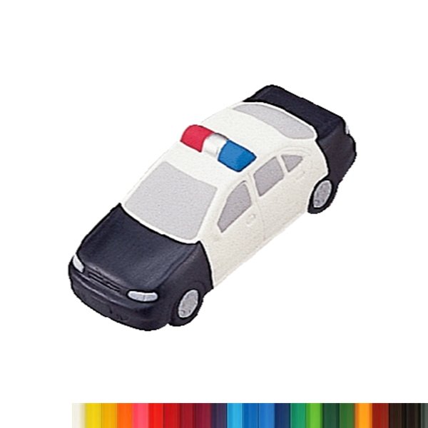 Police Car Stress Ball with Your Logo - 图片 2