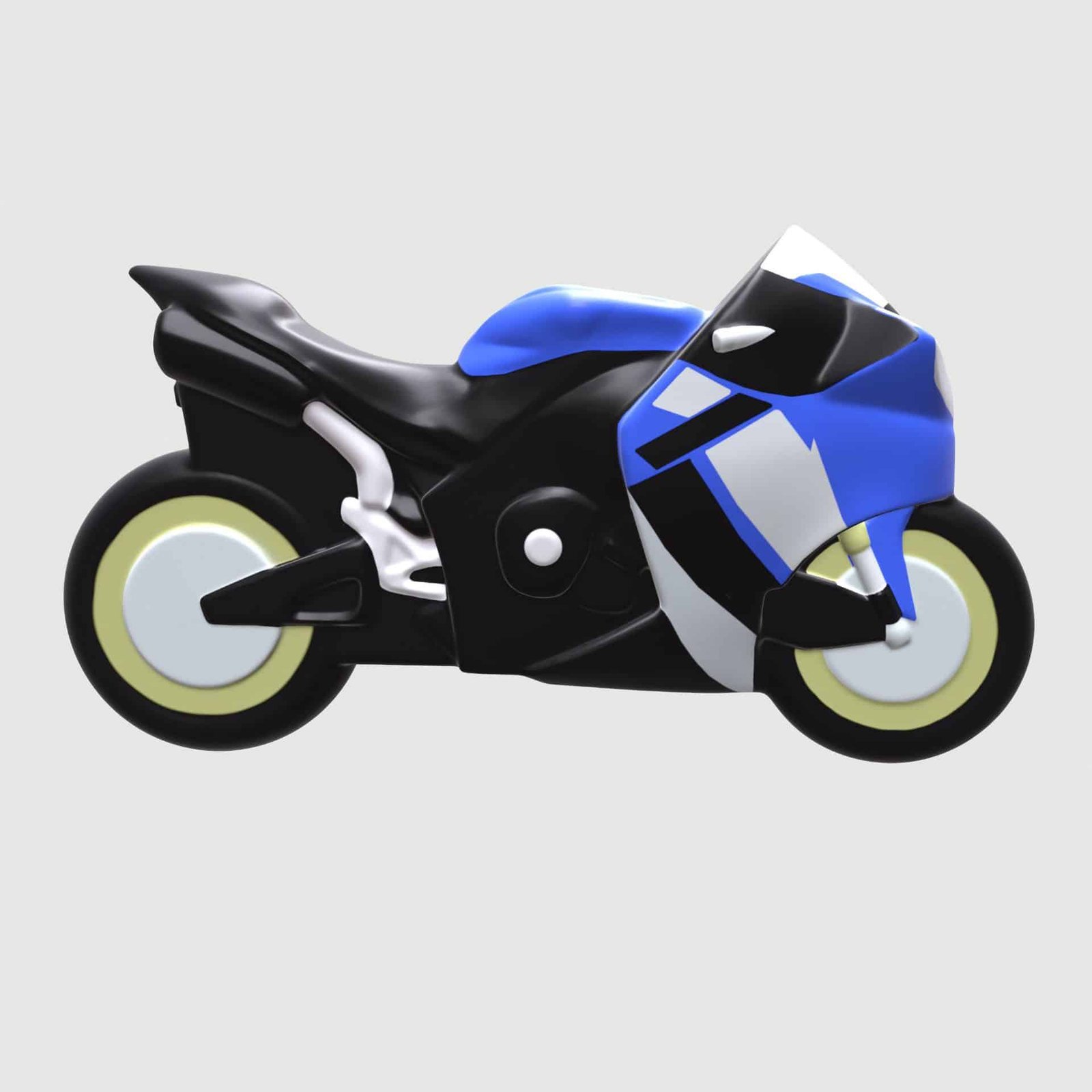 Foam Motorcycle Stress Ball - 图片 2