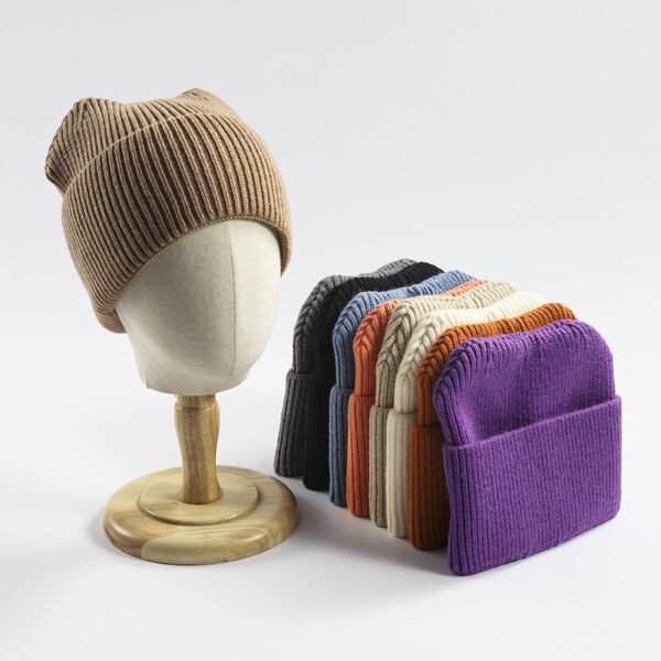 Cat Ears Winter Knit Beanie - 图片 2
