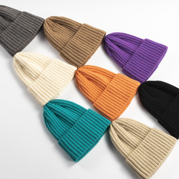 Outdoor Thickened Warm Woolen Beanie - 图片 2