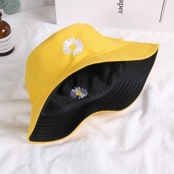 Cotton Embroidered Fisherman Cap Sunshade Sunscreen - 图片 2