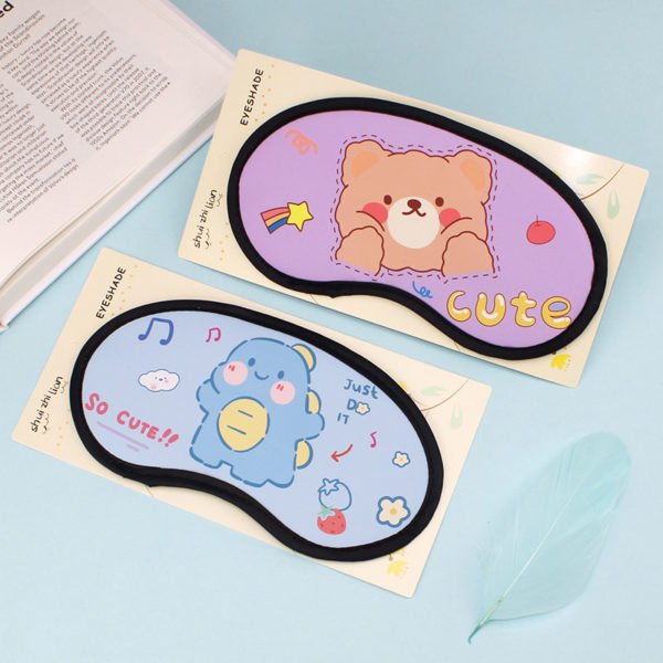 Custom Cartoon Cotton Sleep Mask - 图片 2