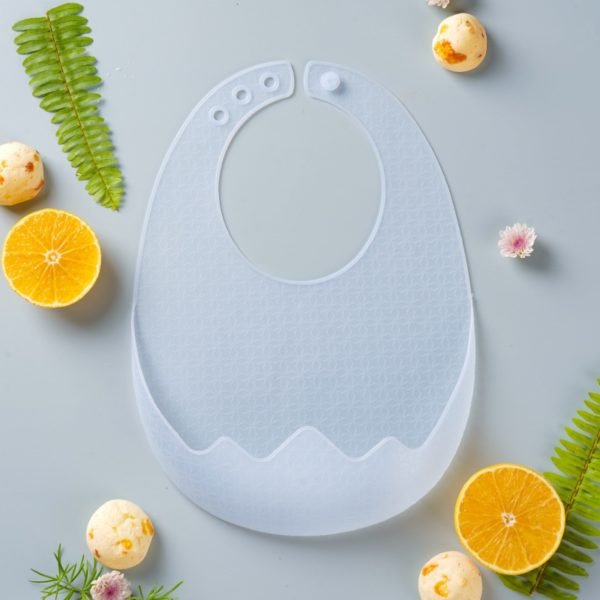 Mutiple Color Waterproof Silicone Baby Bibs - 图片 2