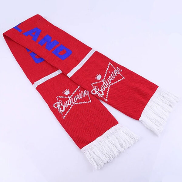 Custom Warm Knitted Woven Scarf with Tassel - 图片 2