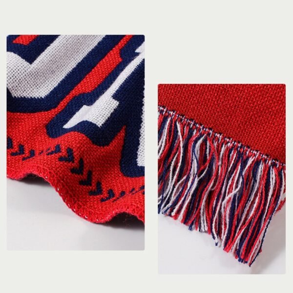 Jacquard Woven Football Scarf - 图片 2