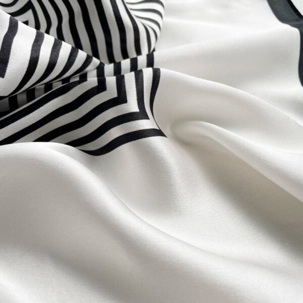 Customized Mulberry Silk Bandana - 图片 2