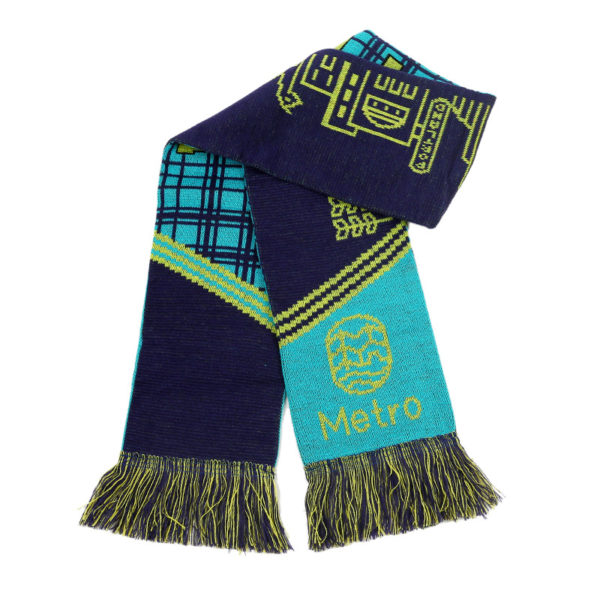 Pantone Matched Jacquard Stadium Scarf - 图片 2