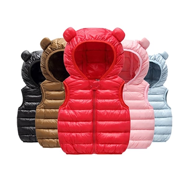 Children Lightweight Down Vest with Logo - 图片 2