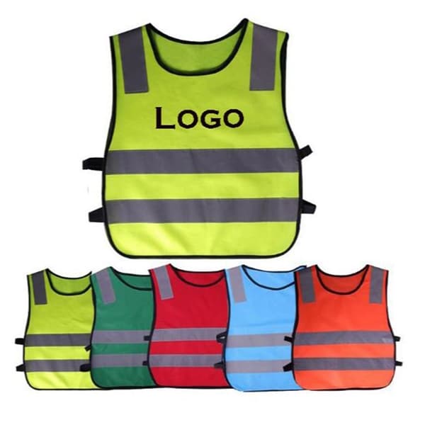 Personalised Children- Tractor Hi Visibility Reflective Ves with Logo - 图片 2