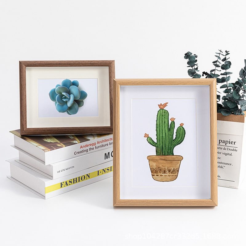 Wooden Creative Skeleton Photo Frame - 图片 2