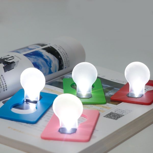 LED Creative Colourful Mini Portable Card Light - 图片 2