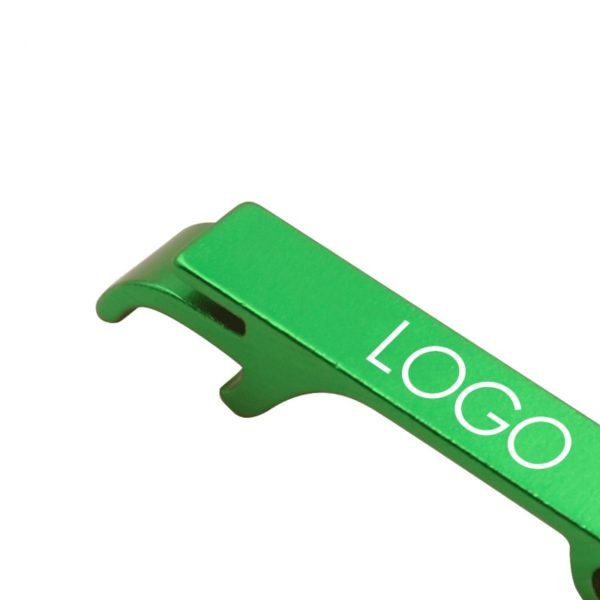 Aluminum Bottle Opener w/ Key Ring - 图片 2