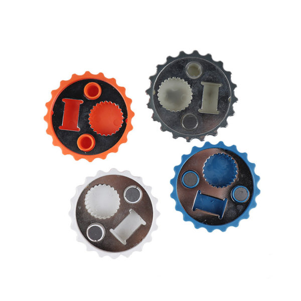 Portable Full Color Cap Shaped Bottle Opener - 图片 2