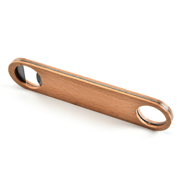 Paddle Style Handy Wooden Bottle Opener - 图片 2
