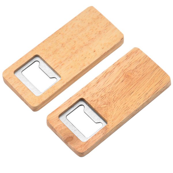 Wooden Square Bottle Opener - 图片 2