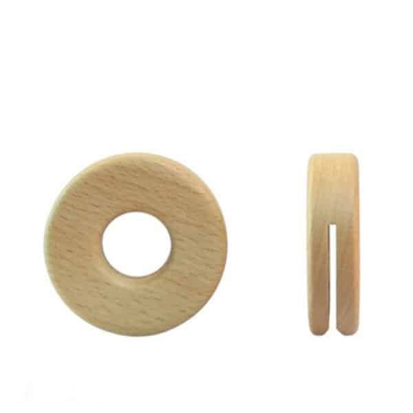 Creative Wooden Donut Closure Clip - 图片 2
