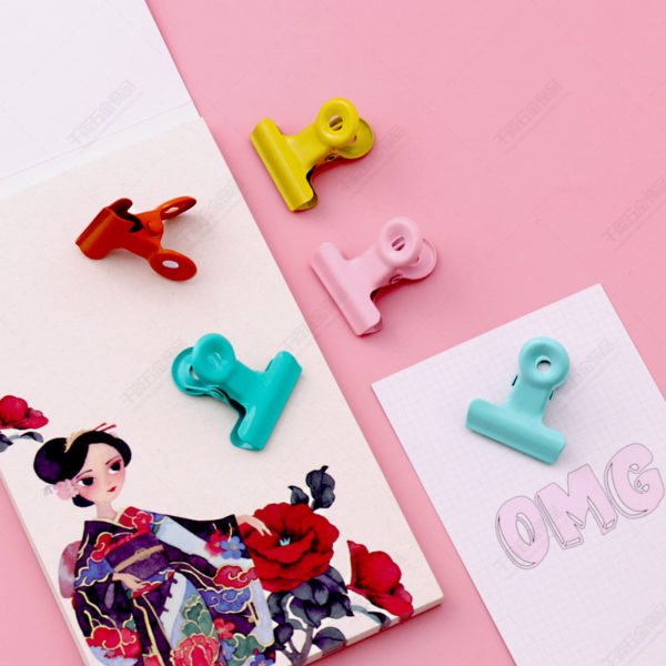 Lacquered Candy-colored Metal Sealing Clip - 图片 2