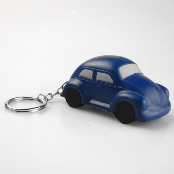 PU Foam Beetle Car Keychain - Image 2
