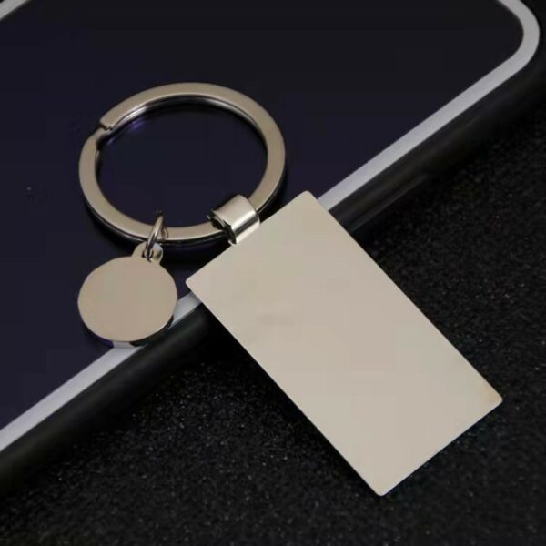 Zinc Alloy Football Field Keychain - 图片 2