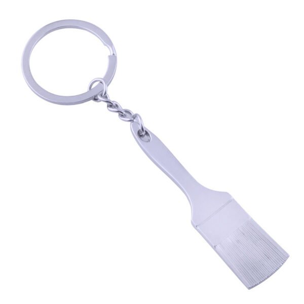 Zinc Alloy Brush Keychain Charm - Image 2