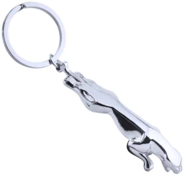 Zinc Alloy Cheetah Keychain Charm - Image 2