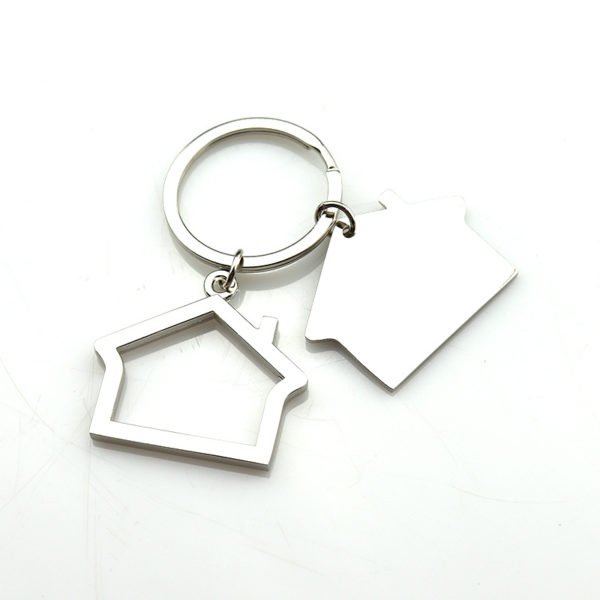 House Keychain Double-sided Laser Engraving - Image 2