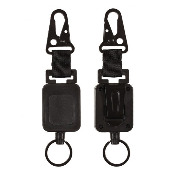 Mutil-functional Outdoor Tactical Badge Reel With Carabiner - 图片 2