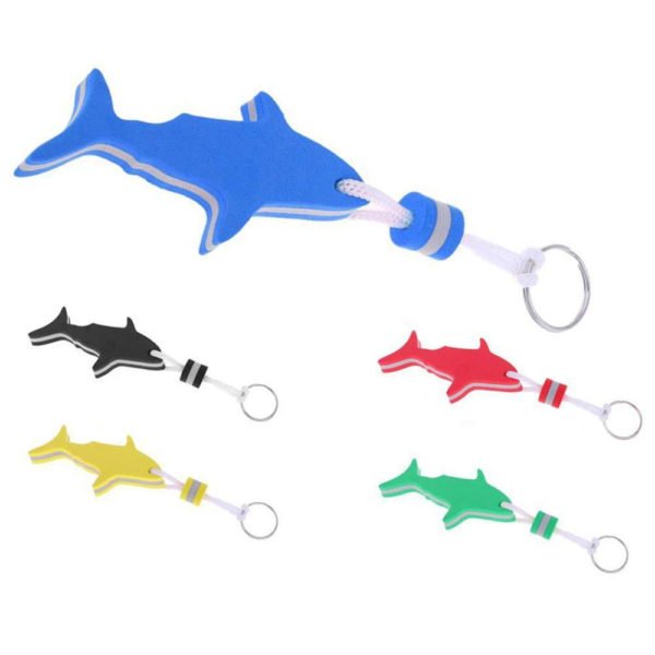 Shark Shaped EVA Floating Keychain - Image 2