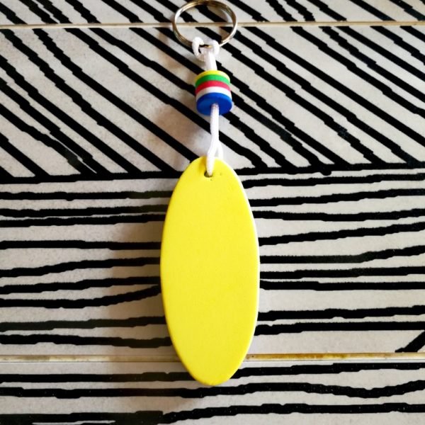 Surfoard Shaped EVA Floating Keychain - Image 2