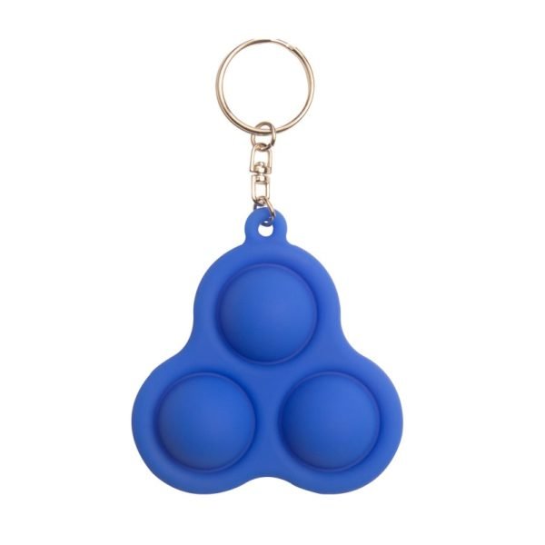Silicone Pop 3 Bubble Keychain - Image 2