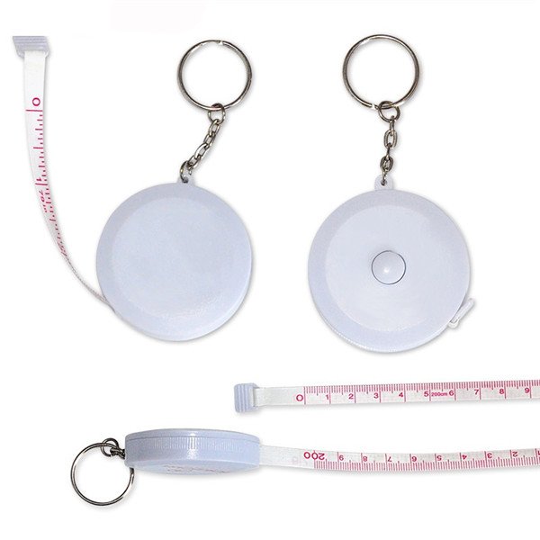 Retractable Tape Measurer with Keychain - Image 2