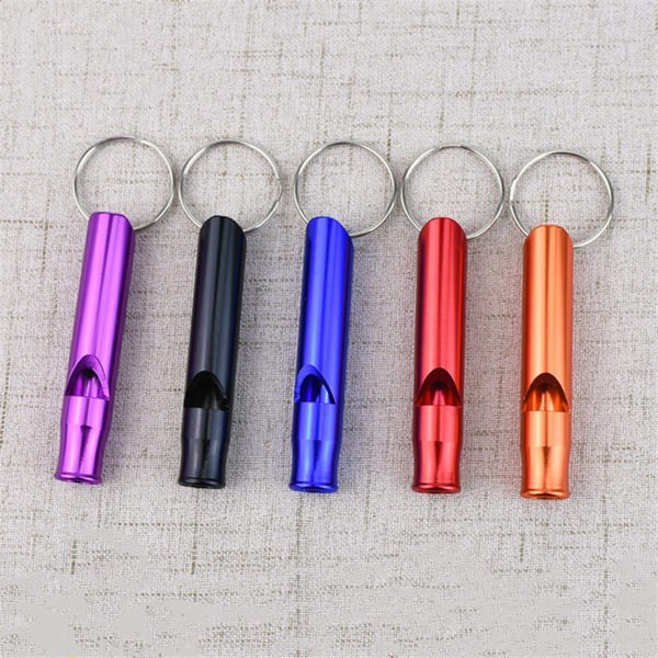Aluminum Safety Whistle keychain - Image 2