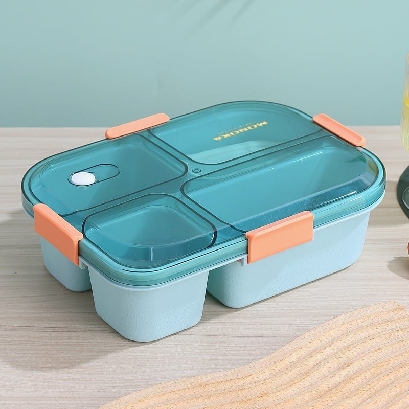 Microwaveable Four Compartments Lunch Box - 图片 2