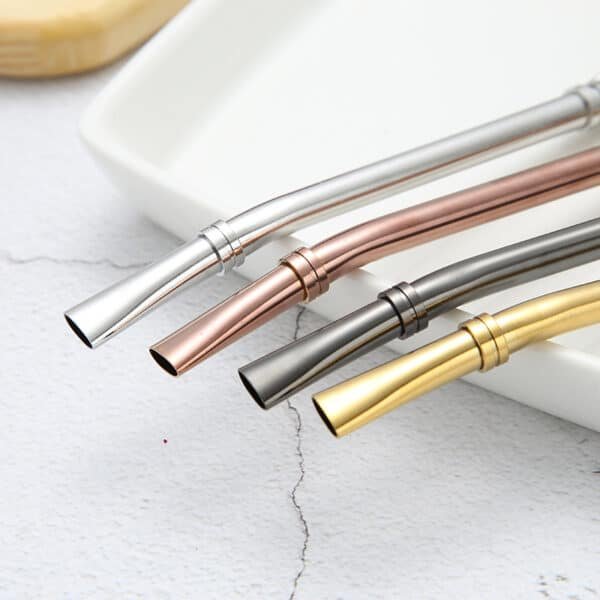 Multifunctional Stainless Steel Spoon with Strainer Straw - Image 2