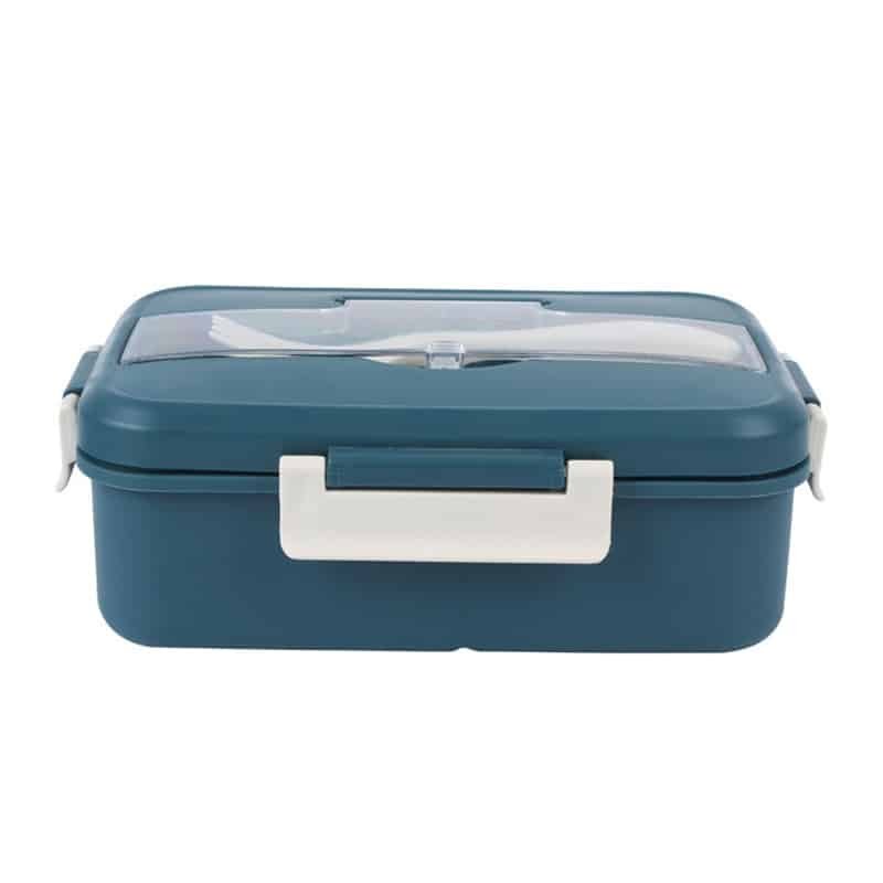 Portable Three Compartment Plastic Lunch Box - 图片 2