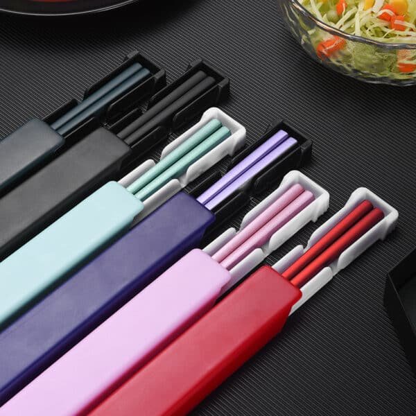 Stainless Steel Portable Chopsticks - 图片 2