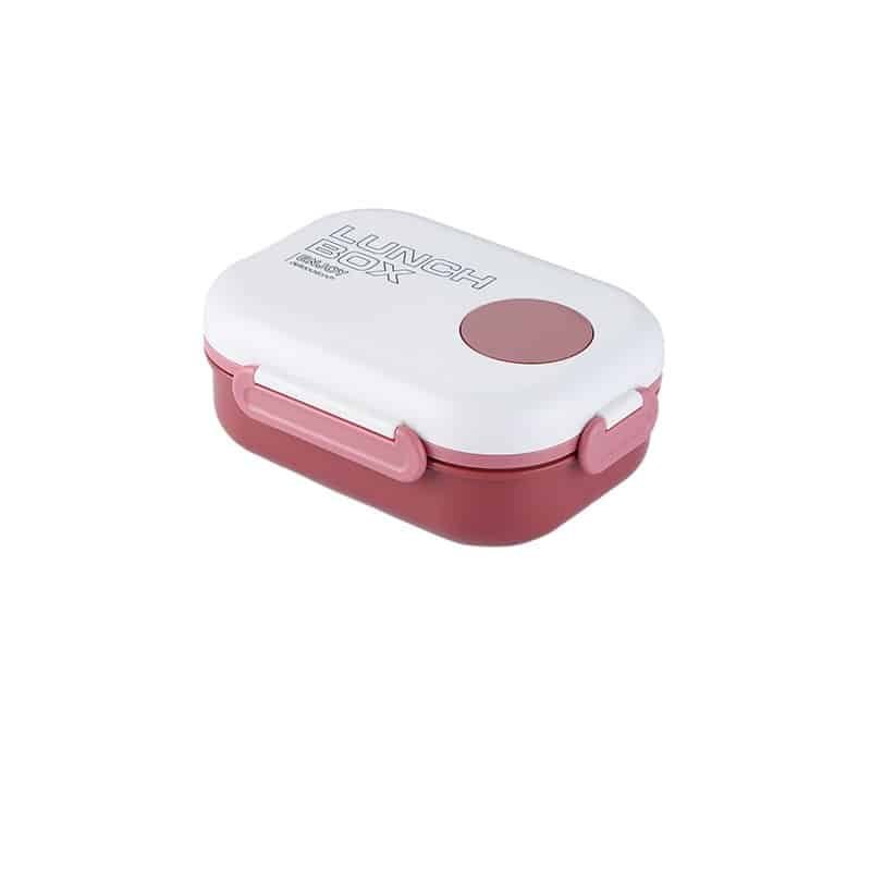 Simple Microwaveable Compartments Plastic Lunch Box - 图片 2
