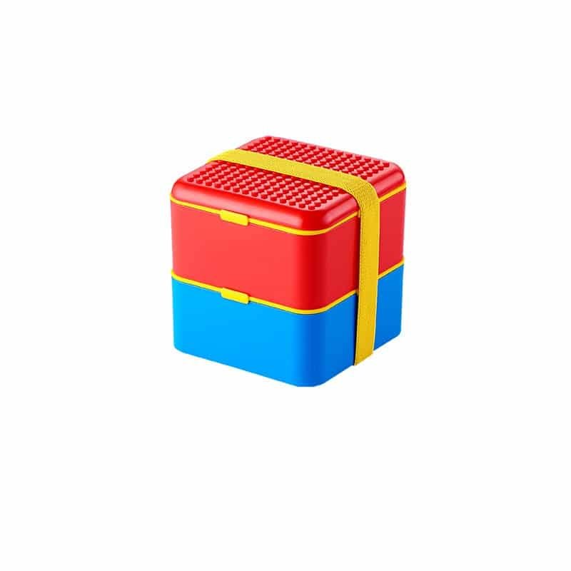 Creative Square Compartments Lunch Box - 图片 2