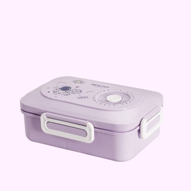 Cartoon Plastic Microwaveabe Lunch Box - 图片 2